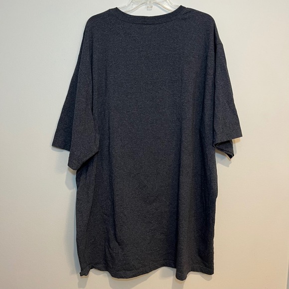 Mens Carhartt T-Shirt K87 Heavyweight Short Sleeve Loose Fit Dark Gray 3XL Tall - Picture 2 of 4